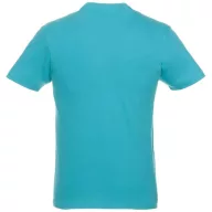   Heros short sleeve unisex t-shirt, Unisex, Single Jersey knit of 100% Cotton, Aqua, L