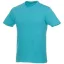 Heros short sleeve unisex t-shirt, Unisex, Single Jersey knit of 100% Cotton, Aqua, XXS