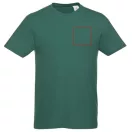 Heros short sleeve unisex t-shirt, Unisex, Single Jersey knit of 100% Cotton, Forest green, M