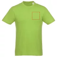   Heros short sleeve unisex t-shirt, Unisex, Single Jersey knit of 100% Cotton, Apple Green, XS