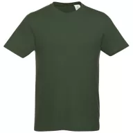   Heros short sleeve unisex t-shirt, Unisex, Single Jersey knit of 100% Cotton, Army Green, XS