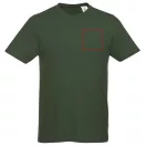 Heros short sleeve unisex t-shirt, Unisex, Single Jersey knit of 100% Cotton, Army Green, S