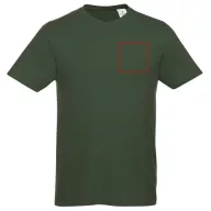   Heros short sleeve unisex t-shirt, Unisex, Single Jersey knit of 100% Cotton, Army Green, XL
