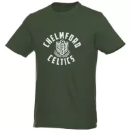   Heros short sleeve unisex t-shirt, Unisex, Single Jersey knit of 100% Cotton, Army Green, XXS