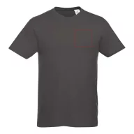   Heros short sleeve unisex t-shirt, Unisex, Single Jersey knit of 100% Cotton, Storm Grey, L