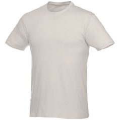   Heros short sleeve unisex t-shirt, Unisex, Single Jersey knit of 100% Cotton, Light grey, M