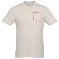   Heros short sleeve unisex t-shirt, Unisex, Single Jersey knit of 100% Cotton, Light grey, L