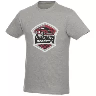   Heros short sleeve unisex t-shirt, Unisex, Single Jersey knit of 100% Cotton, HEATHER GREY, L
