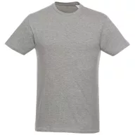   Heros short sleeve unisex t-shirt, Unisex, Single Jersey knit of 100% Cotton, HEATHER GREY, L