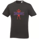 Heros short sleeve unisex t-shirt, Unisex, Single Jersey knit of 100% Cotton, Heather Charcoal, L