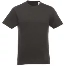 Heros short sleeve unisex t-shirt, Unisex, Single Jersey knit of 100% Cotton, Heather Charcoal, XXL