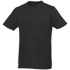   Heros short sleeve unisex t-shirt, Unisex, Single Jersey knit of 100% Cotton, solid black, S
