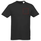 Heros short sleeve unisex t-shirt, Unisex, Single Jersey knit of 100% Cotton, solid black, XL