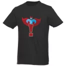 Heros short sleeve unisex t-shirt, Unisex, Single Jersey knit of 100% Cotton, solid black, XXL