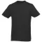Heros short sleeve unisex t-shirt, Unisex, Single Jersey knit of 100% Cotton, solid black, XXS