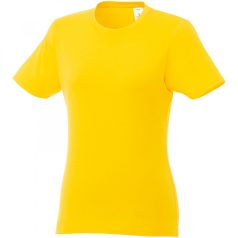   Heros short sleeve women's t-shirt, Female, Single Jersey knit of 100% Cotton, Yellow, L