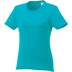   Heros short sleeve women's t-shirt, Female, Single Jersey knit of 100% Cotton, Aqua, XS