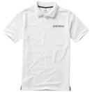 Calgary short sleeve men's polo, Male, Single Piqué of 100% Cotton, White, XXXL