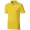 Calgary short sleeve men's polo, Male, Single Piqué of 100% Cotton, Yellow, XS
