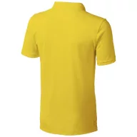   Calgary short sleeve men's polo, Male, Single Piqué of 100% Cotton, Yellow, XS