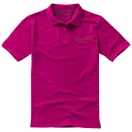Calgary short sleeve men's polo, Male, Single Piqué of 100% Cotton, Pink, XS