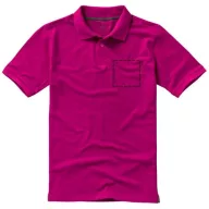   Calgary short sleeve men's polo, Male, Single Piqué of 100% Cotton, Pink, S