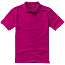 Calgary short sleeve men's polo, Male, Single Piqué of 100% Cotton, Pink, XXL