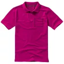 Calgary short sleeve men's polo, Male, Single Piqué of 100% Cotton, Pink, XXXL
