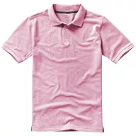   Calgary short sleeve men's polo, Male, Single Piqué of 100% Cotton, Light pink, XS