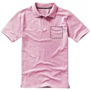 Calgary short sleeve men's polo, Male, Single Piqué of 100% Cotton, Light pink, XS