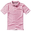 Calgary short sleeve men's polo, Male, Single Piqué of 100% Cotton, Light pink, M