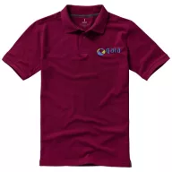   Calgary short sleeve men's polo, Male, Single Piqué of 100% Cotton, Burgundy, XXXL