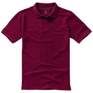   Calgary short sleeve men's polo, Male, Single Piqué of 100% Cotton, Burgundy, XXXL