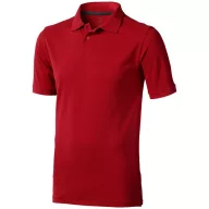   Calgary short sleeve men's polo, Male, Single Piqué of 100% Cotton, Red, XS