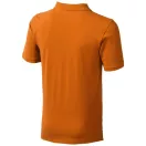 Calgary short sleeve men's polo, Male, Single Piqué of 100% Cotton, Orange, XS