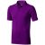 Calgary short sleeve men's polo, Male, Single Piqué of 100% Cotton, Plum, XS