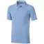 Calgary short sleeve men's polo, Male, Single Piqué of 100% Cotton, Light blue, XXL