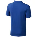Calgary short sleeve men's polo, Male, Single Piqué of 100% Cotton, Blue, M