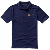   Calgary short sleeve men's polo, Male, Single Piqué of 100% Cotton, Navy, M