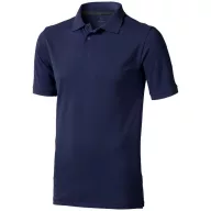   Calgary short sleeve men's polo, Male, Single Piqué of 100% Cotton, Navy, L