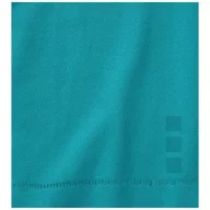   Calgary short sleeve men's polo, Male, Single Piqué of 100% Cotton, Aqua, XS