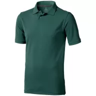   Calgary short sleeve men's polo, Male, Single Piqué of 100% Cotton, Forest green, XS
