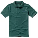 Calgary short sleeve men's polo, Male, Single Piqué of 100% Cotton, Forest green, M