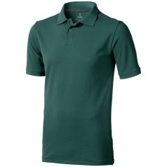   Calgary short sleeve men's polo, Male, Single Piqué of 100% Cotton, Forest green, XXXL
