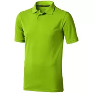   Calgary short sleeve men's polo, Male, Single Piqué of 100% Cotton, Apple Green, S