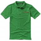 Calgary short sleeve men's polo, Male, Single Piqué of 100% Cotton, Fern green  , XS