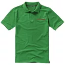 Calgary short sleeve men's polo, Male, Single Piqué of 100% Cotton, Fern green  , XXXL