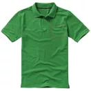 Calgary short sleeve men's polo, Male, Single Piqué of 100% Cotton, Fern green  , XXXL