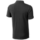 Calgary short sleeve men's polo, Male, Single Piqué of 100% Cotton, Anthracite, M