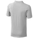 Calgary short sleeve men's polo, Male, Single Piqué of 100% Cotton, Grey melange, XXXL